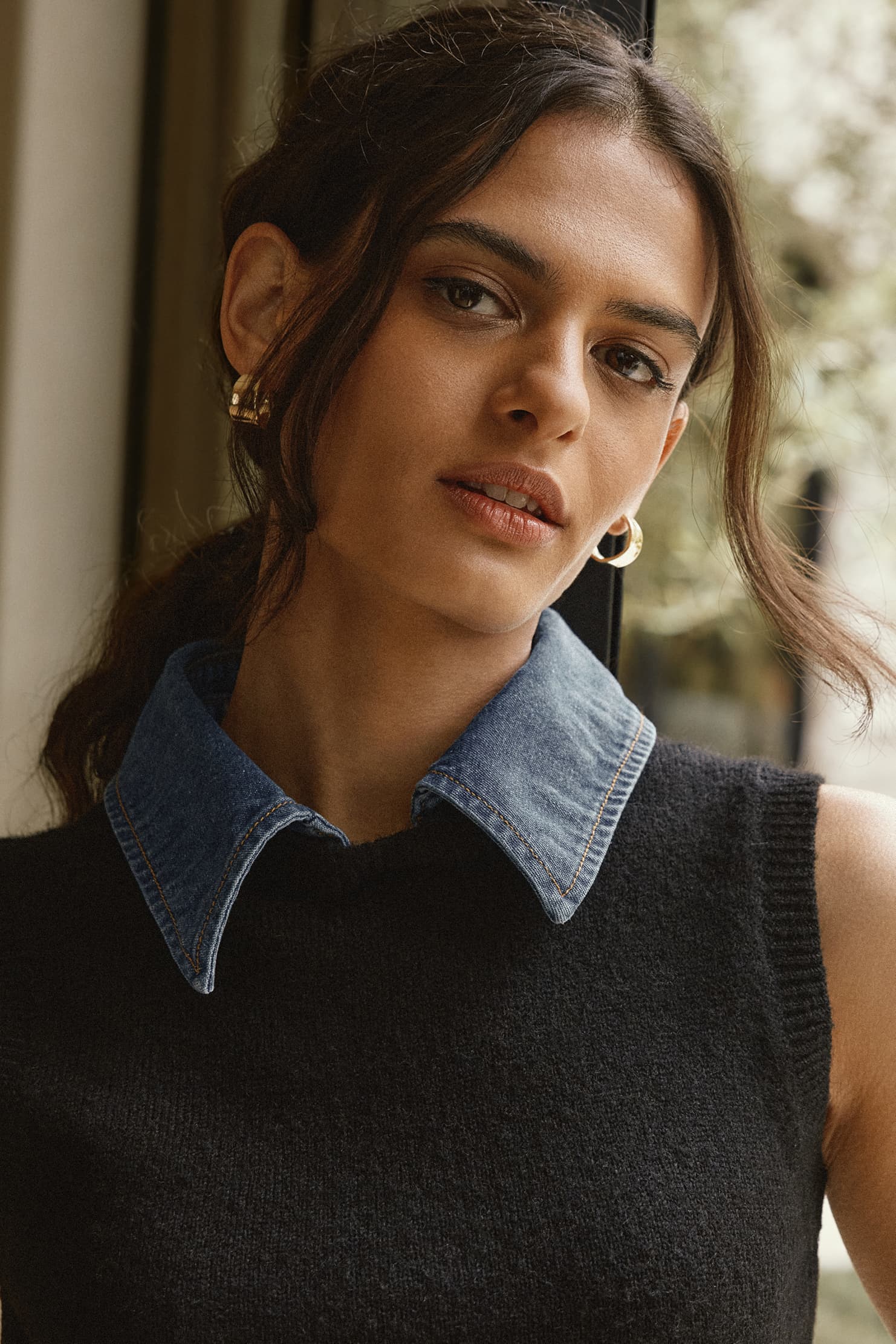 Ellie Knit Collared Tank