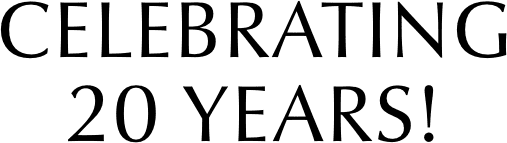 Celebrating 20 Years! Text