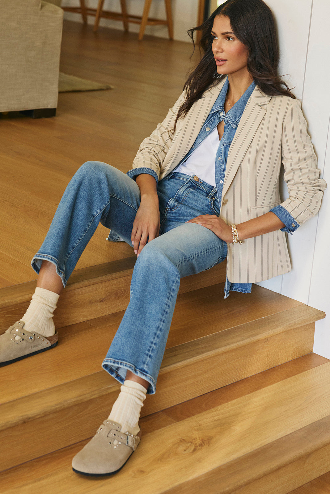 Rory Multi Stripe Blazer