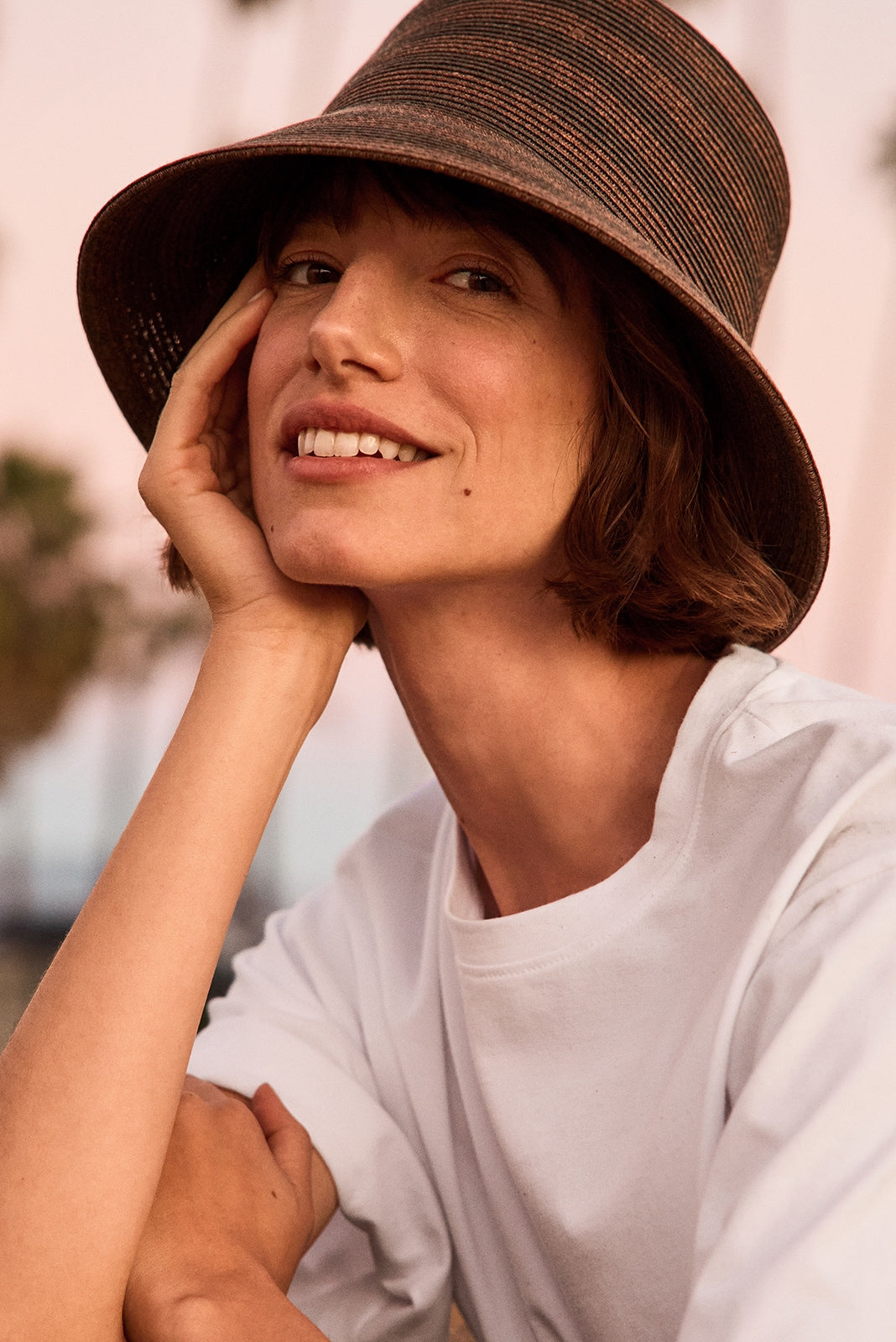 Lulu Striped Sun Hat