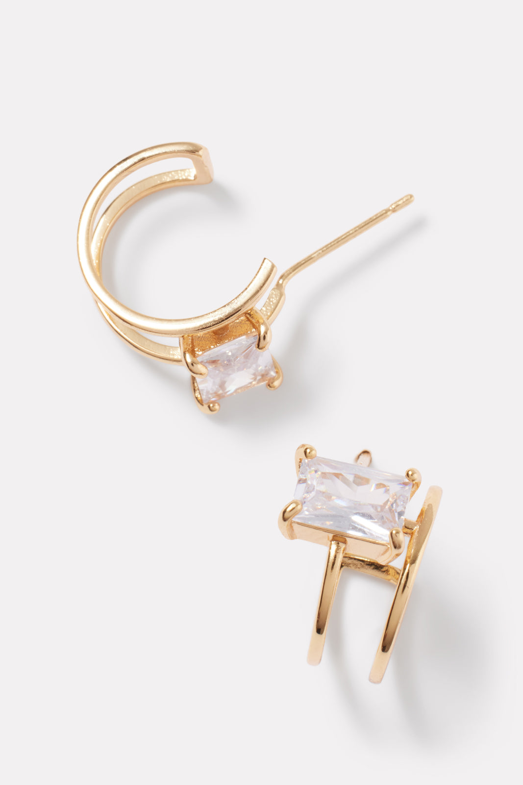 Alessia Stud Huggies