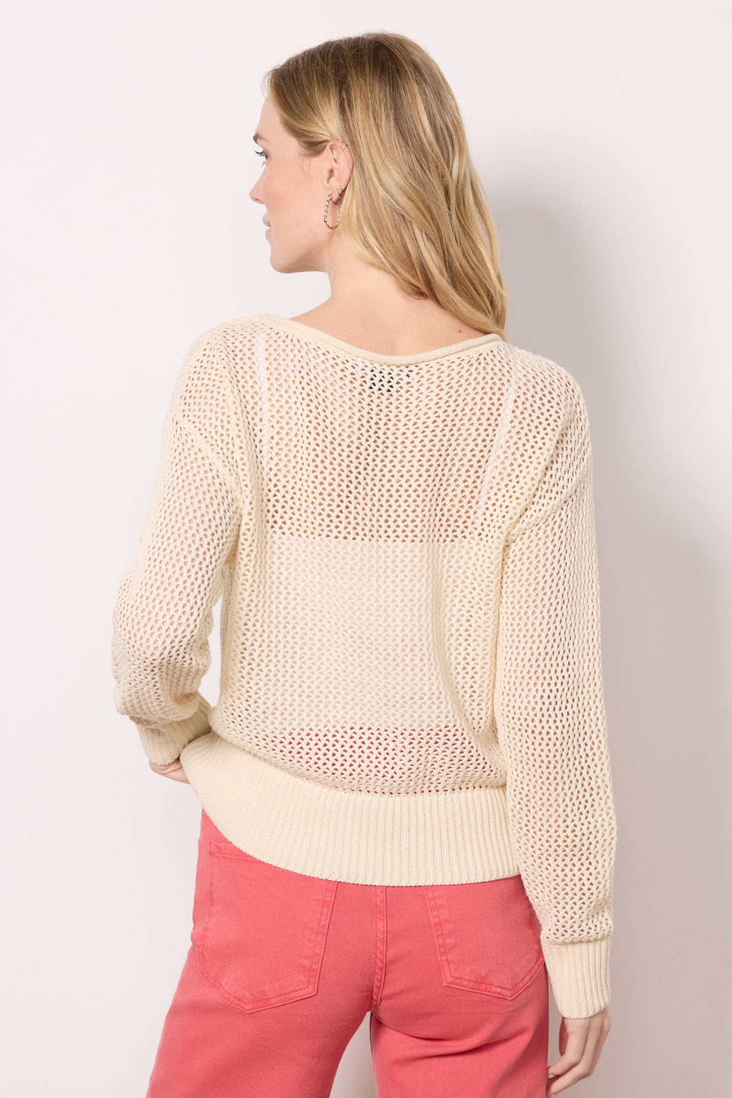 Open Knit Sweater