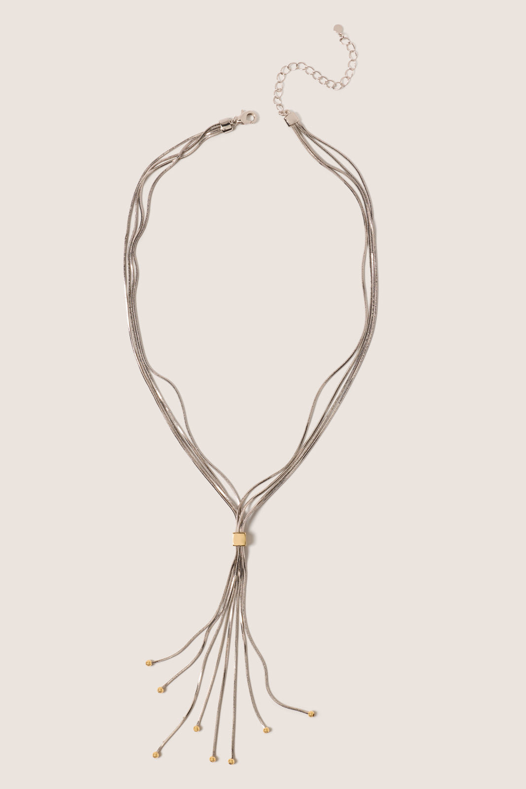 Ivy Two Tone Y Necklace