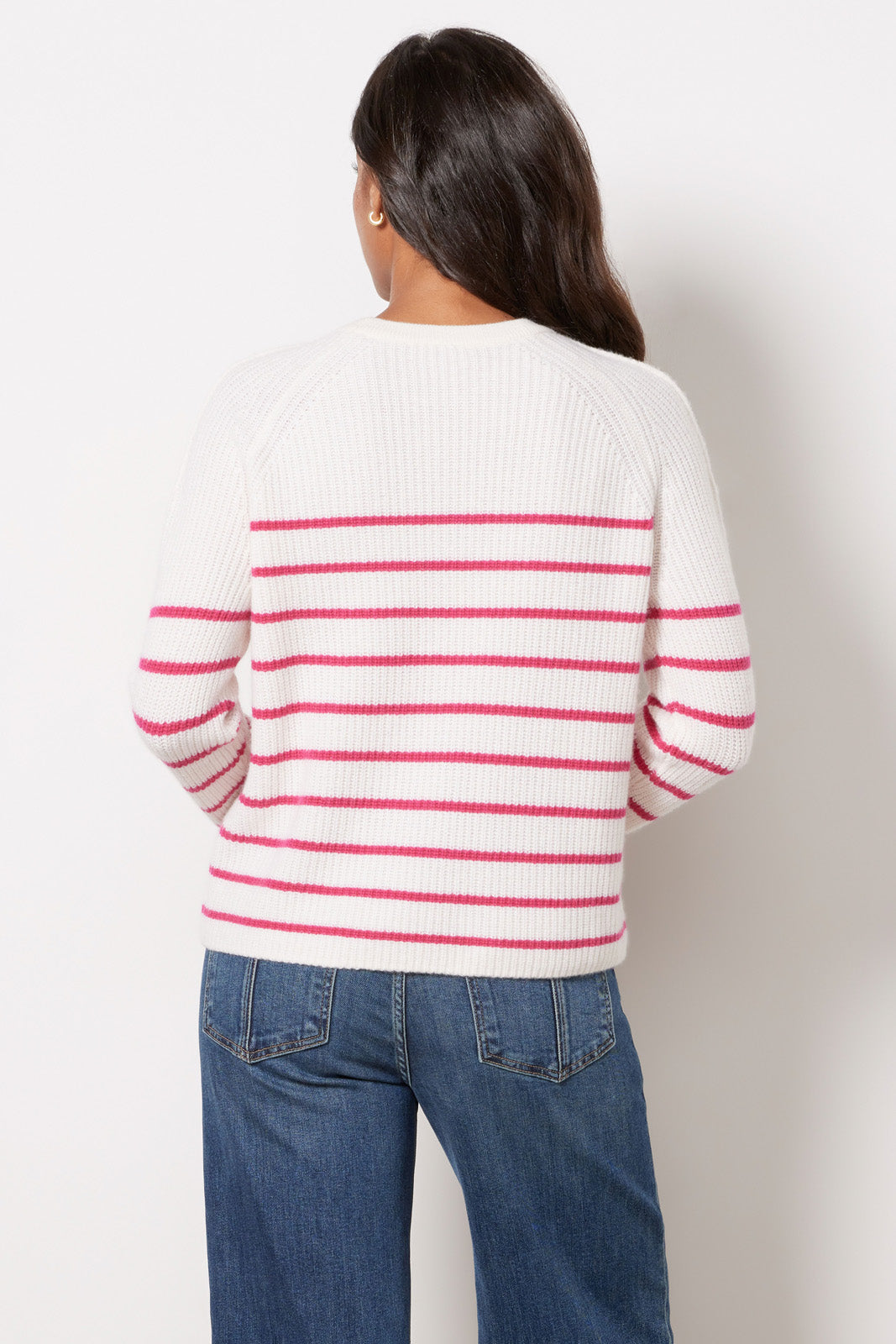Campbell Cashmere Stripe Pullover