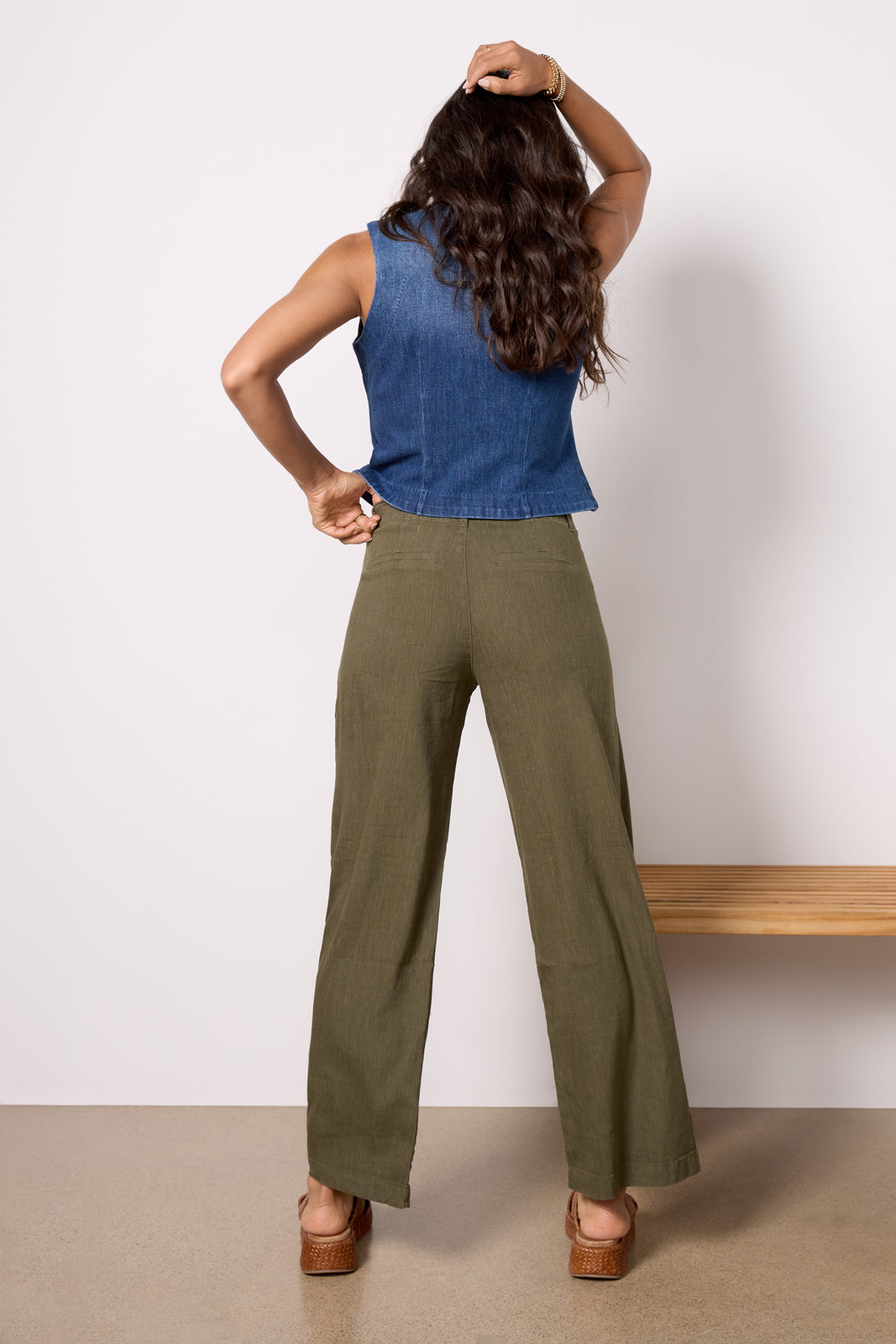 Meg Linen Wide Leg Pant