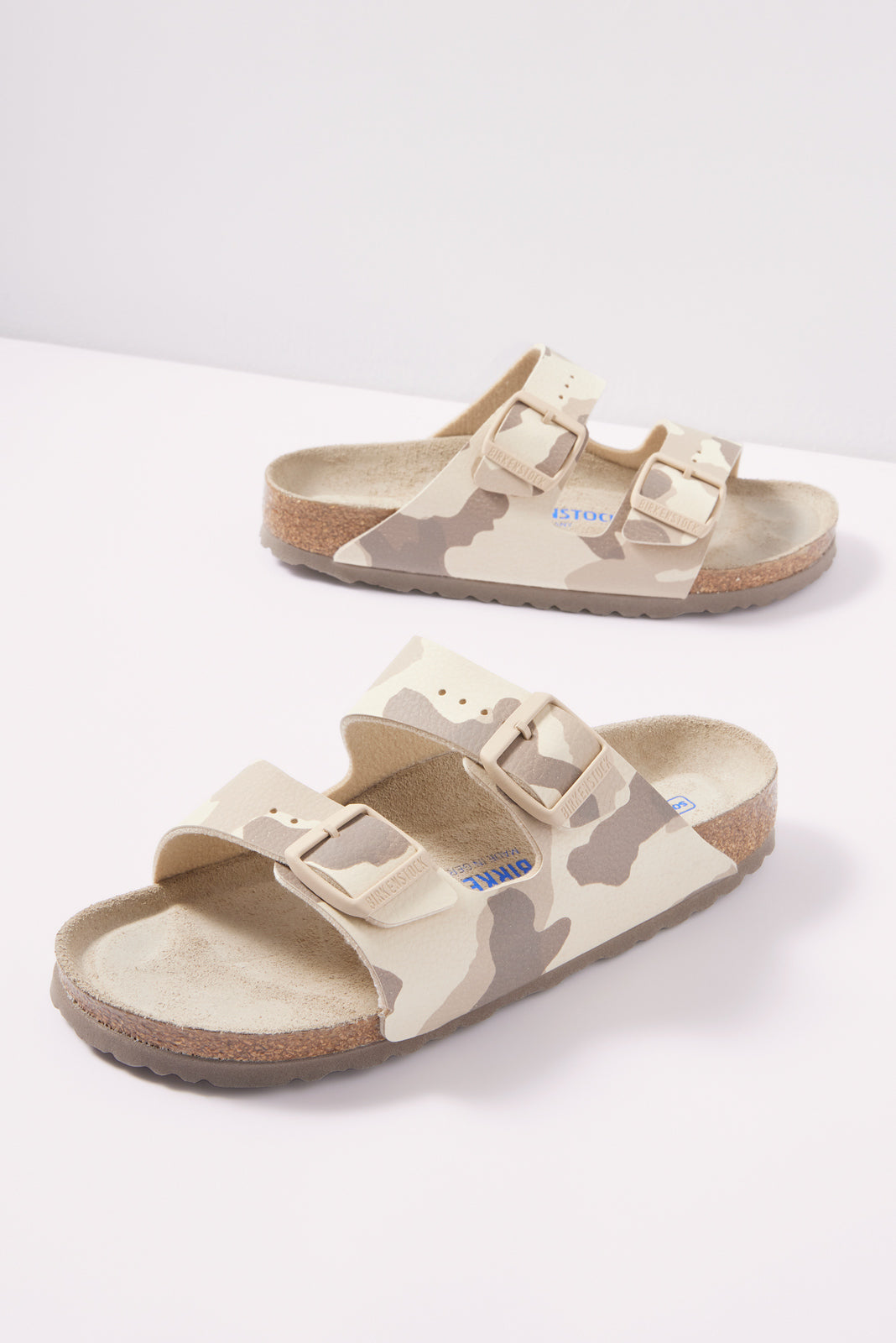 Birkenstock Sandals - Cream Camo Birkenstock Women main image 3