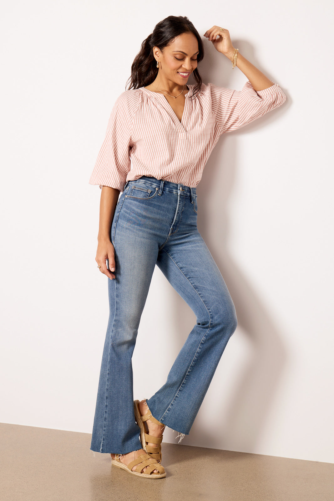 Bootcut Jeans Good American Jeans Fit SOFT-TECH GOOD CLASSIC SLIM