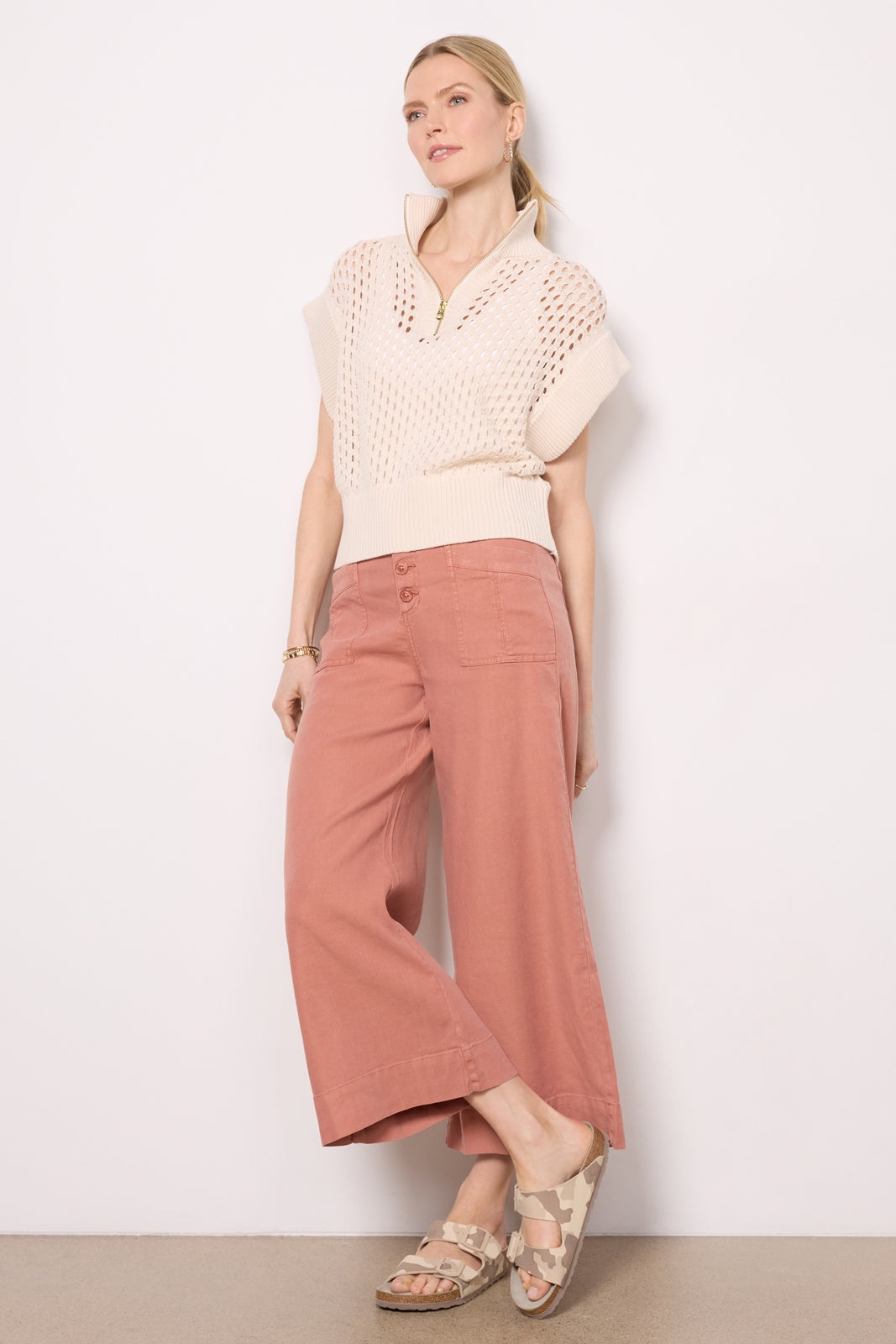 Gaines Half Zip Knit