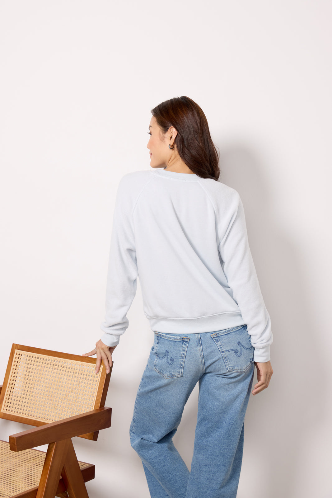 Saldana Reverse Fleece Top