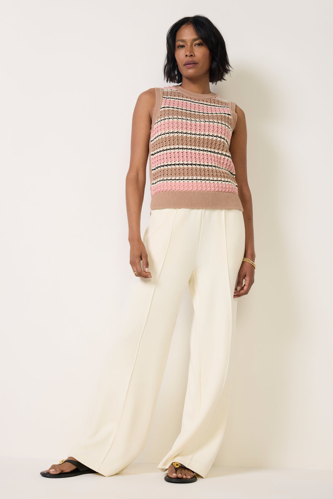 Deeley Stripe Stitch Tank