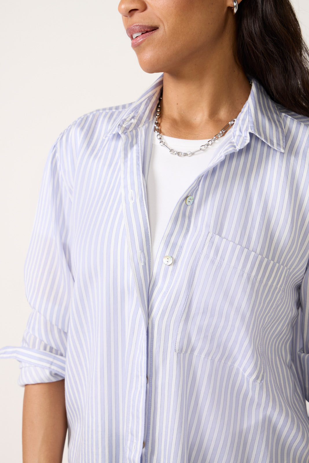 Button Down Stripe Shirt