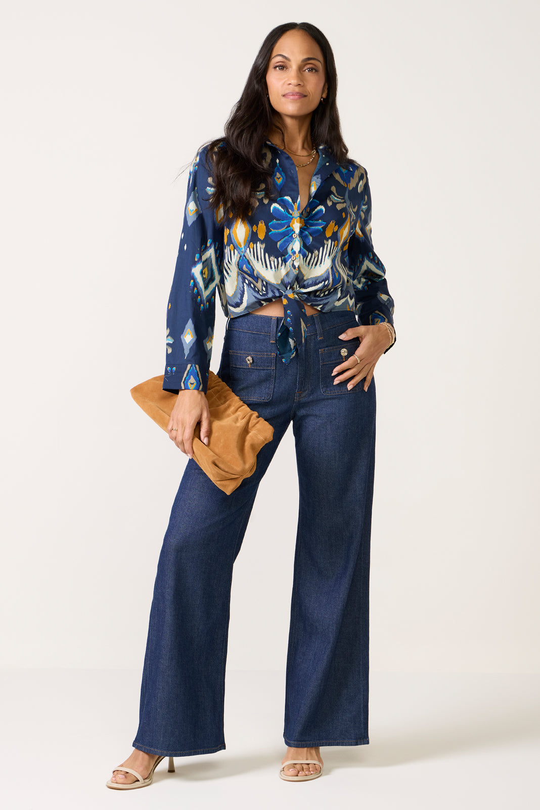 Kayla Tie Front Shirt