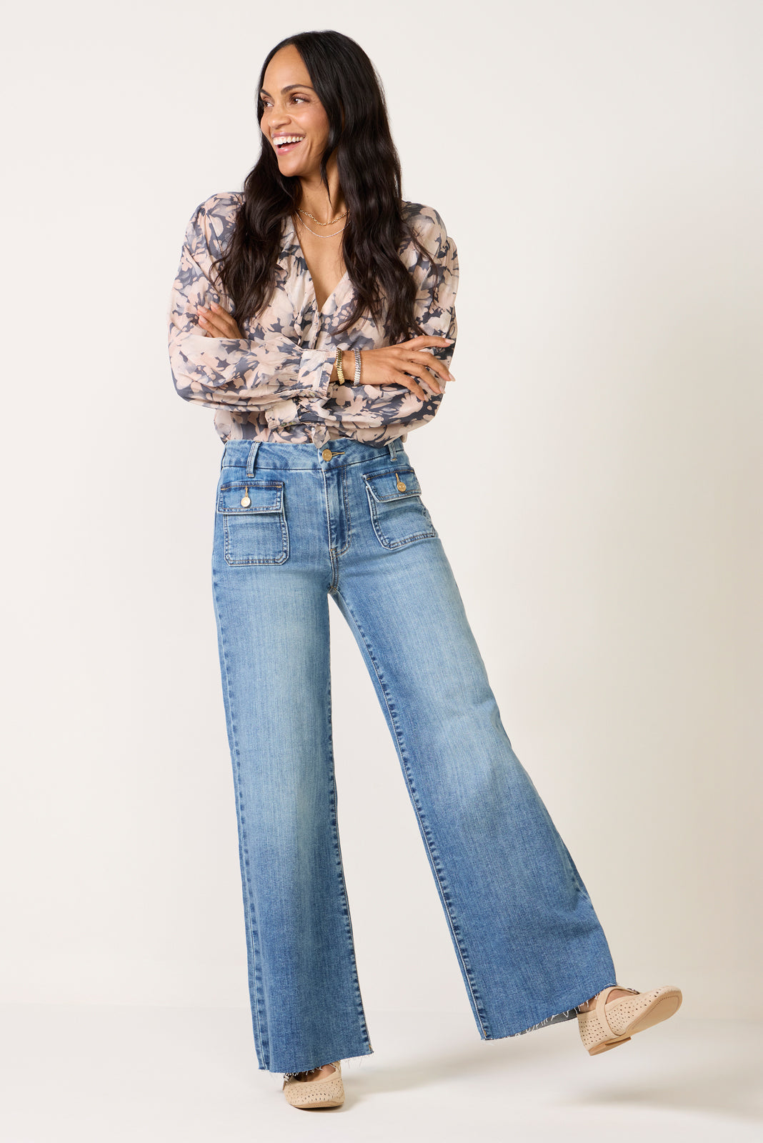 Maya Wide Leg Jean