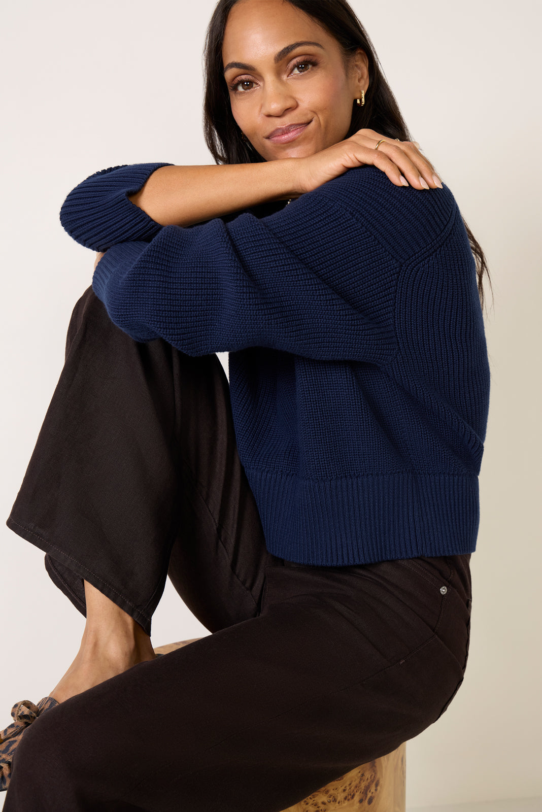 Audrey Crew Neck Sweater