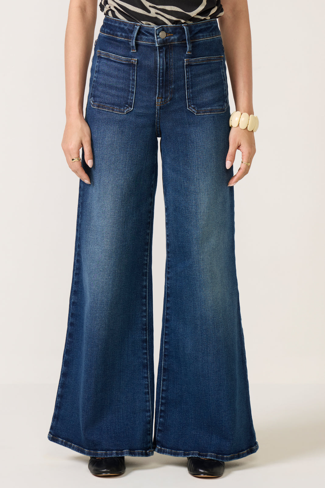 Petite Good Waist Palazzo Jean