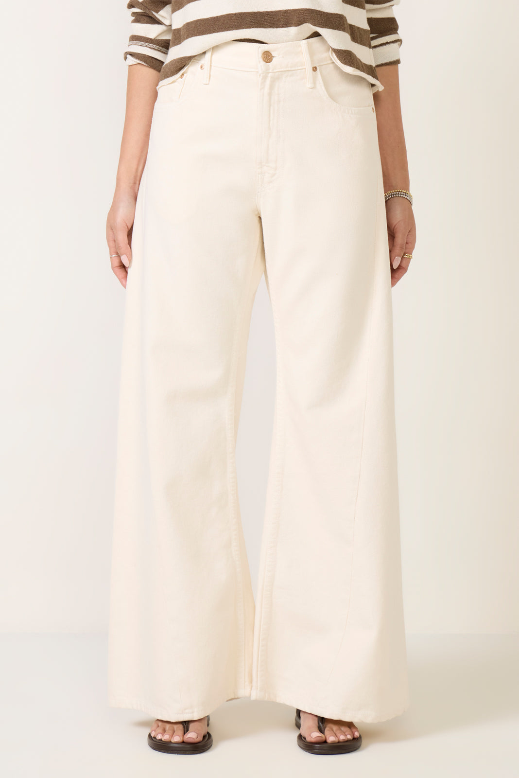 Petite Lil Lemon Twist Sneak Wide Leg Jean