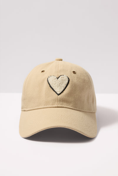?HP? Pair of Warm Heart Hats, Beige, Tan, Brown Tweed,  Adult and child size Women main image 3