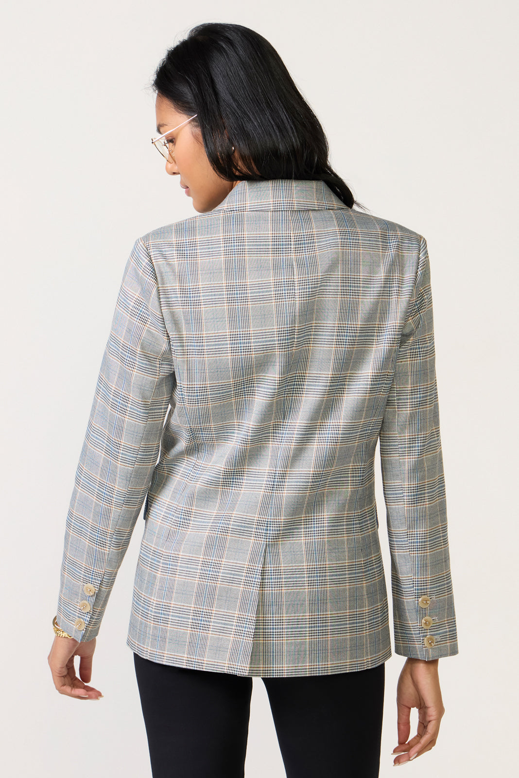 Marcia Plaid Blazer