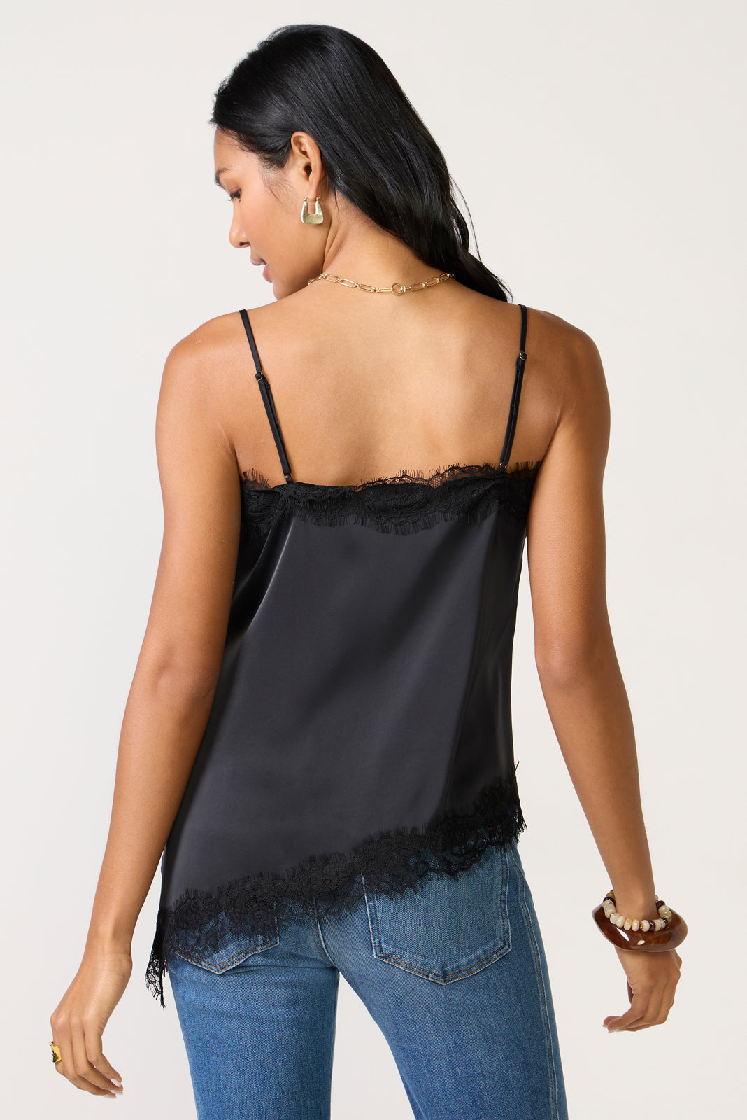Dawn Asymmetrical Lace Cami