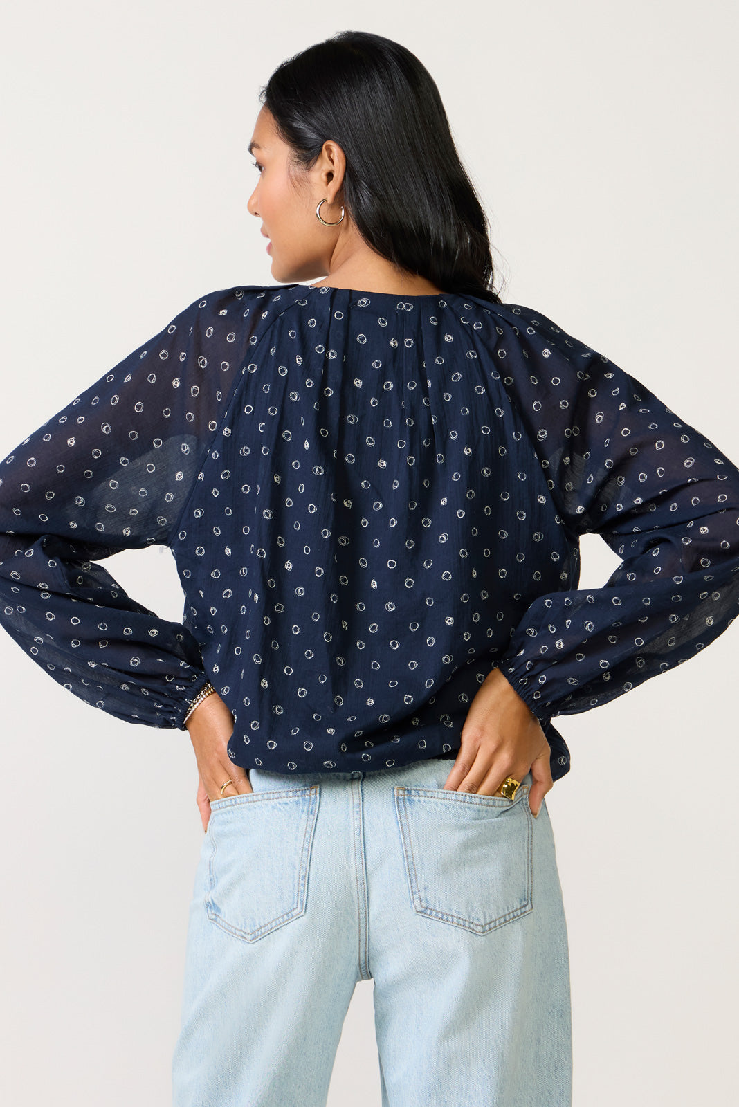 HYEON bubble blouse バブルブラウス Laine Bubble Blouse