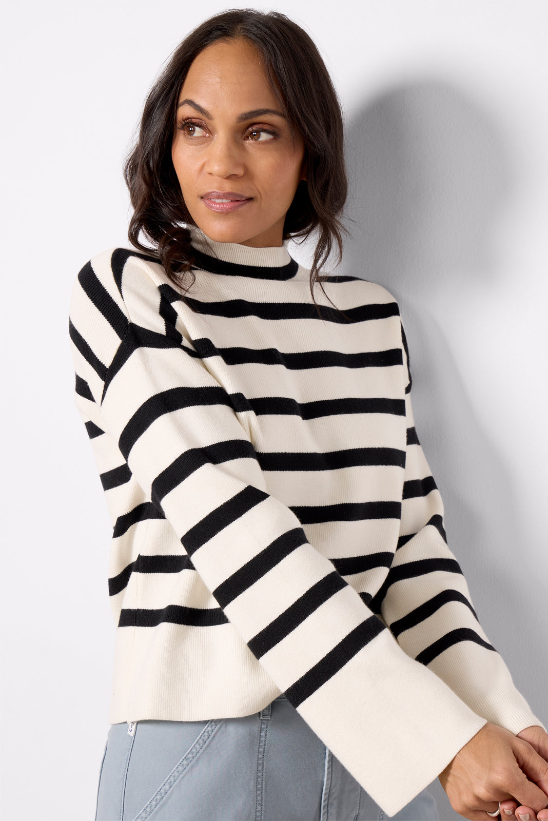 Bonnie Mock Neck Pullover