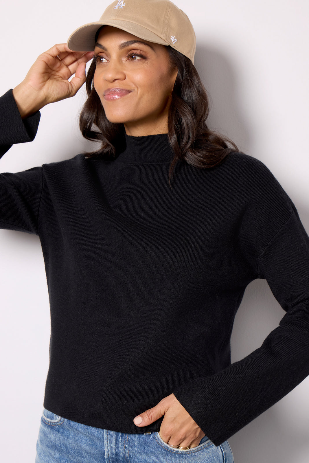 Bonnie Mock Neck Pullover