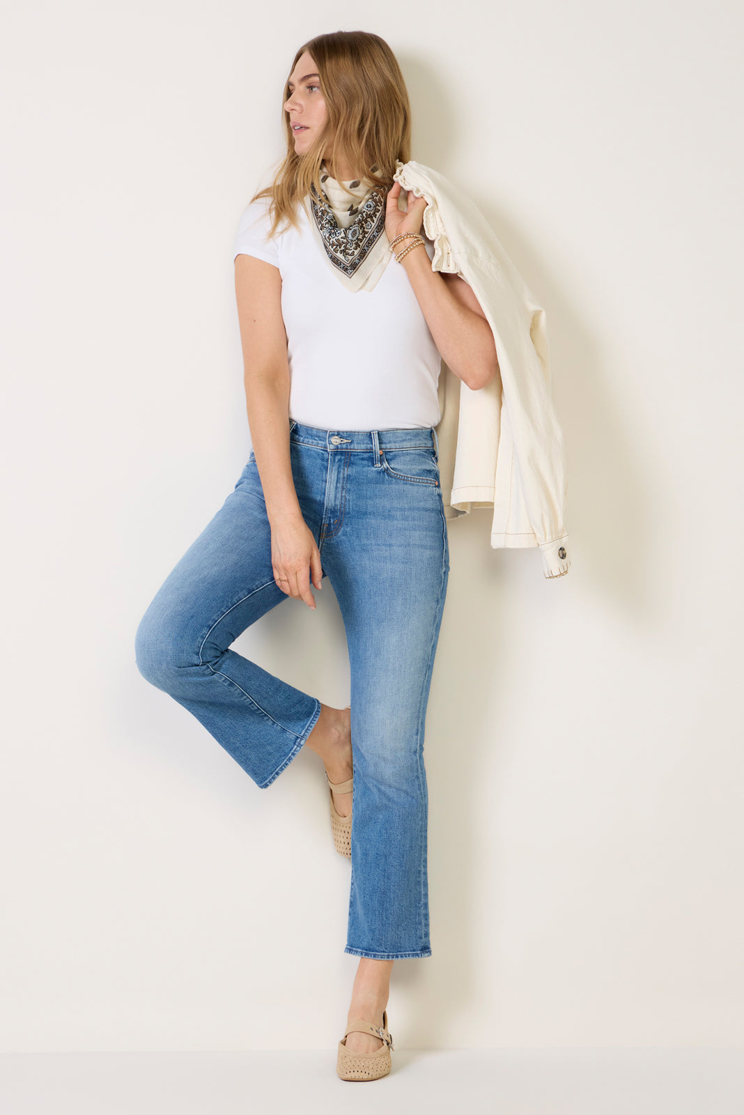 The Outsider Flood Crop Bootcut Jean