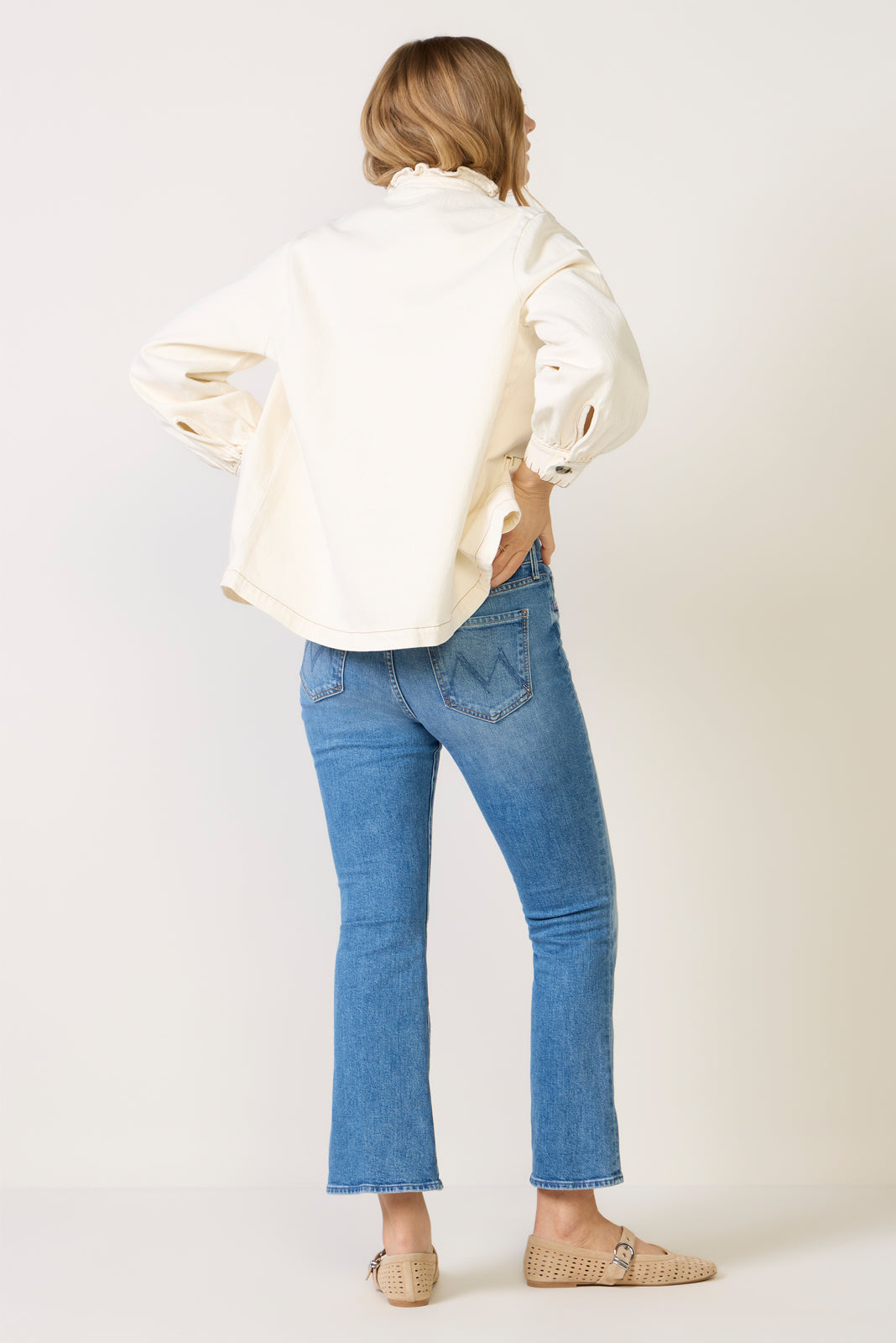 The Outsider Flood Crop Bootcut Jean