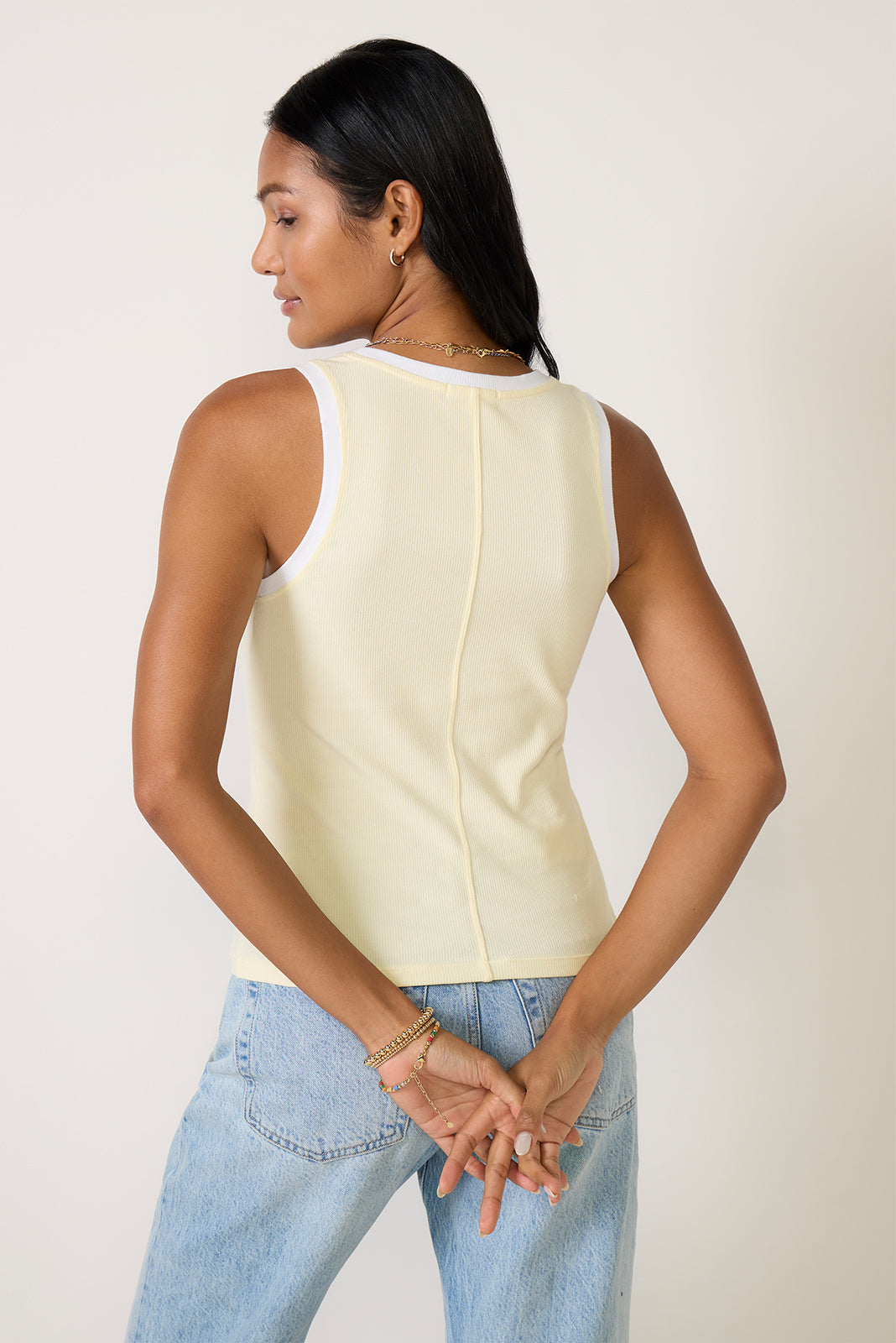 Sirena Colorblocked Rib Tank
