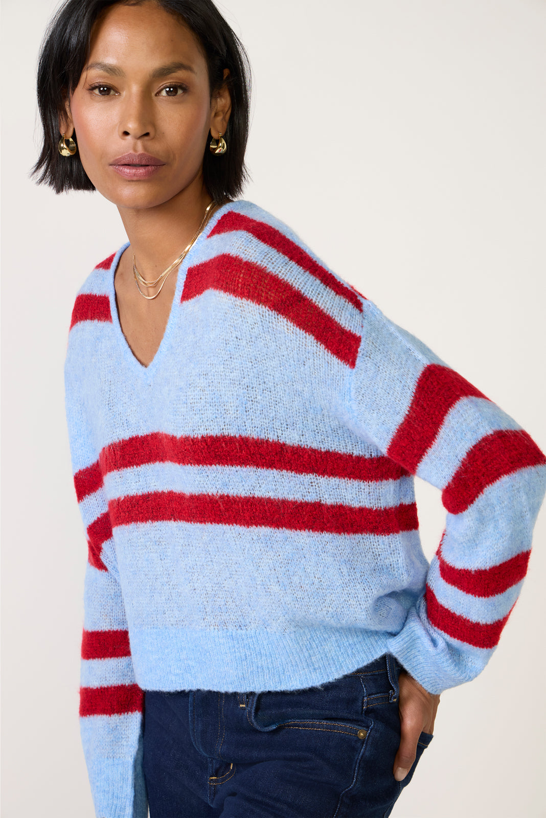 Lucca Stripe Sweater