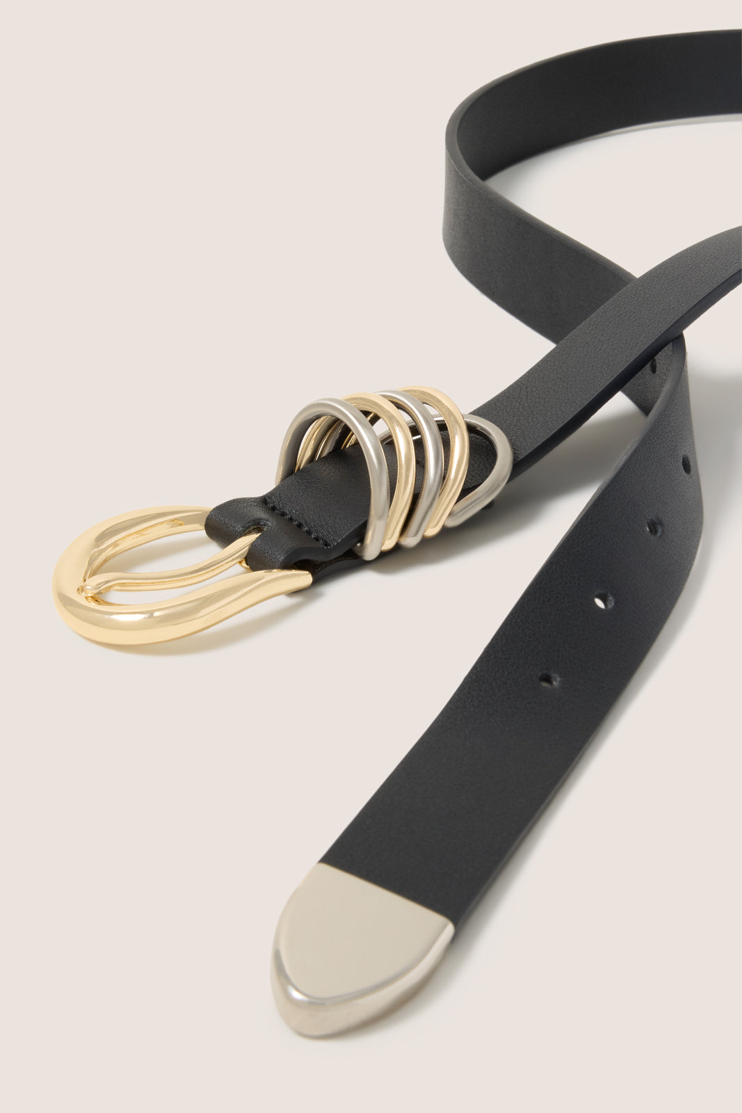 Celine Leather Multi Loop Belt