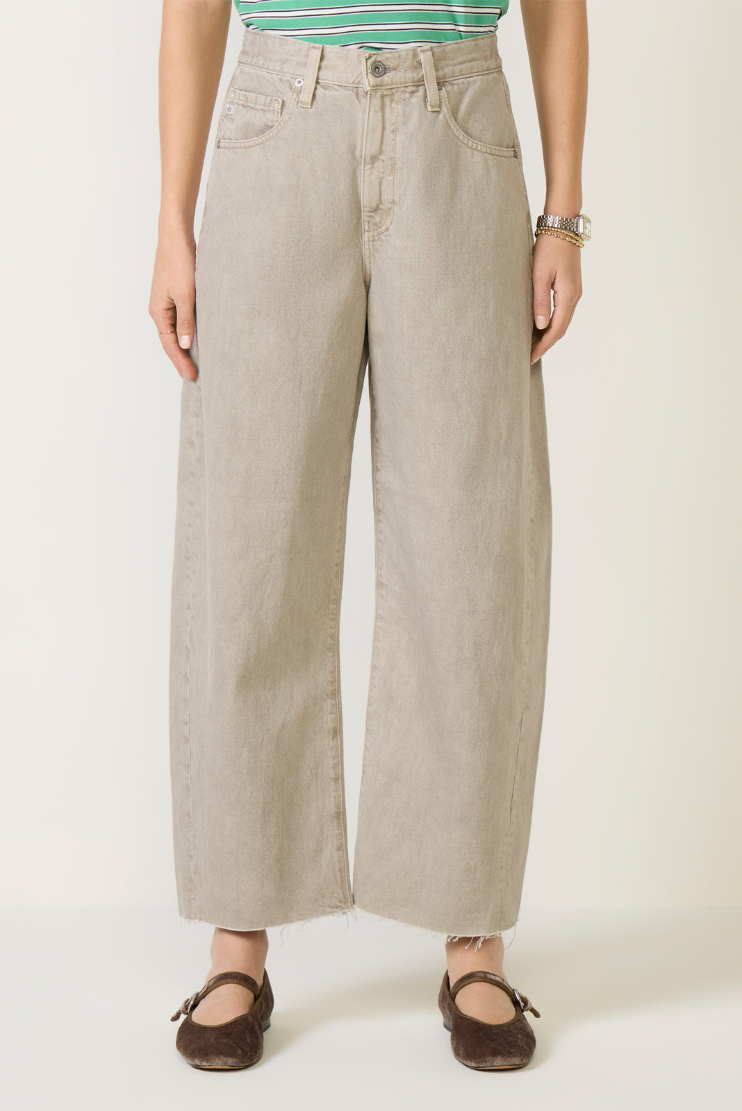 Hattie Barrel Cropped Jean