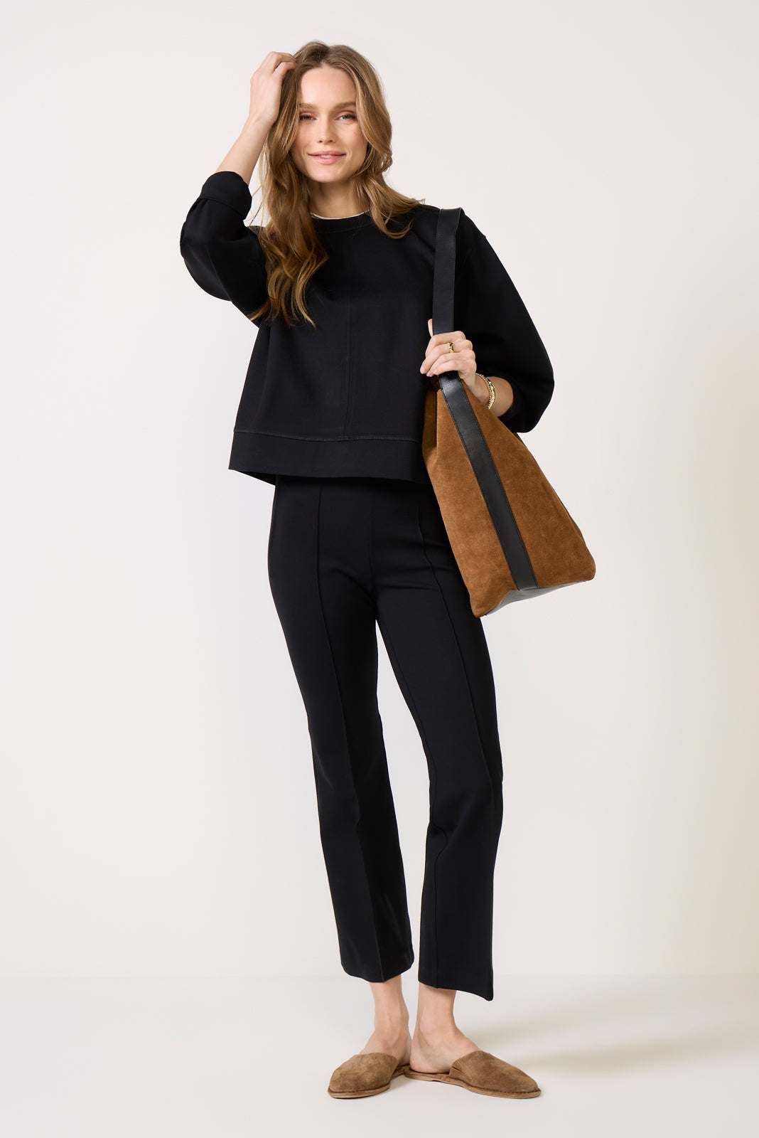 Long Sleeve Crewneck Top