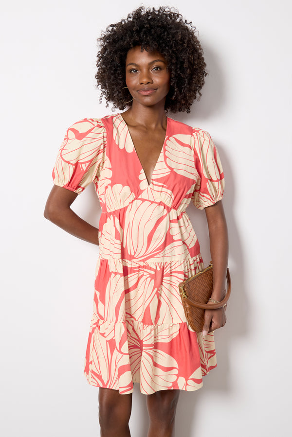CARNOVA LIFE SS V-NECK DRESS