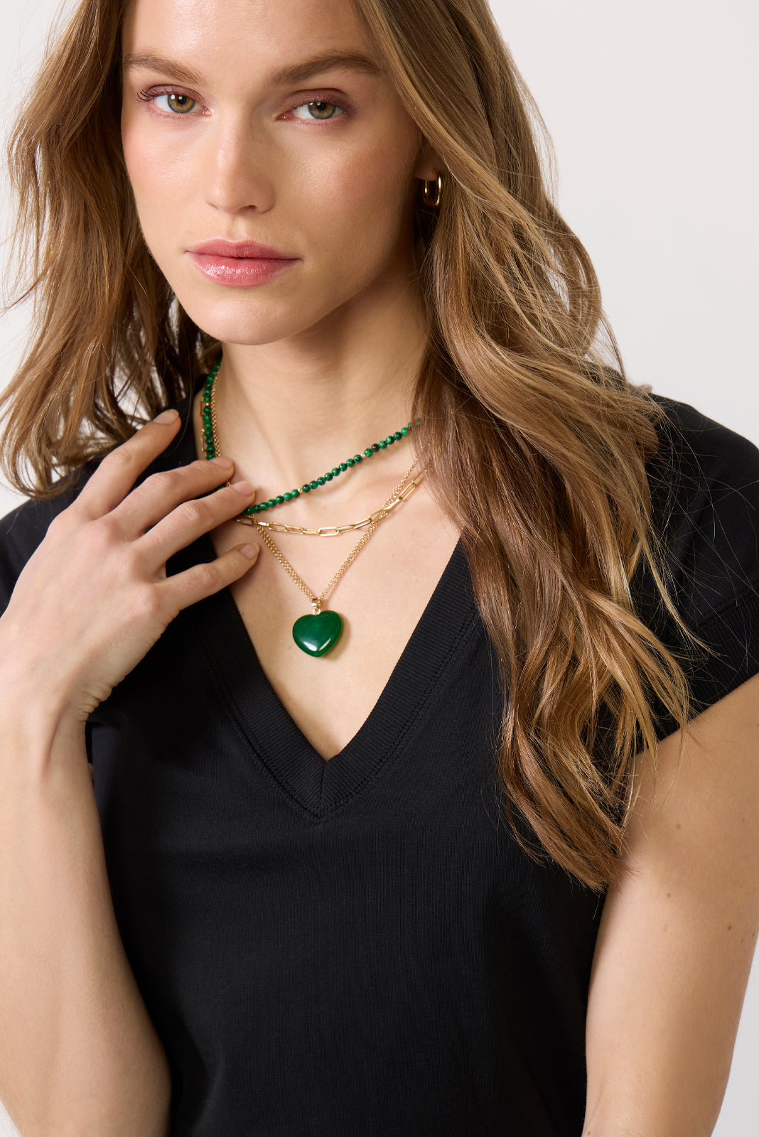 Nora V Neck Muscle Tee