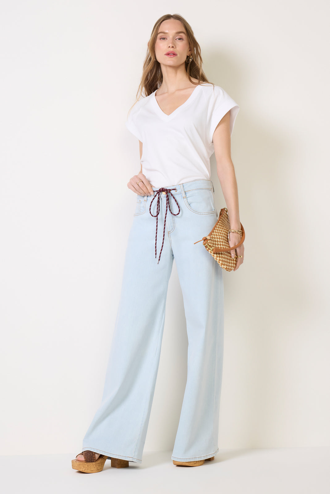 Nora V Neck Muscle Tee