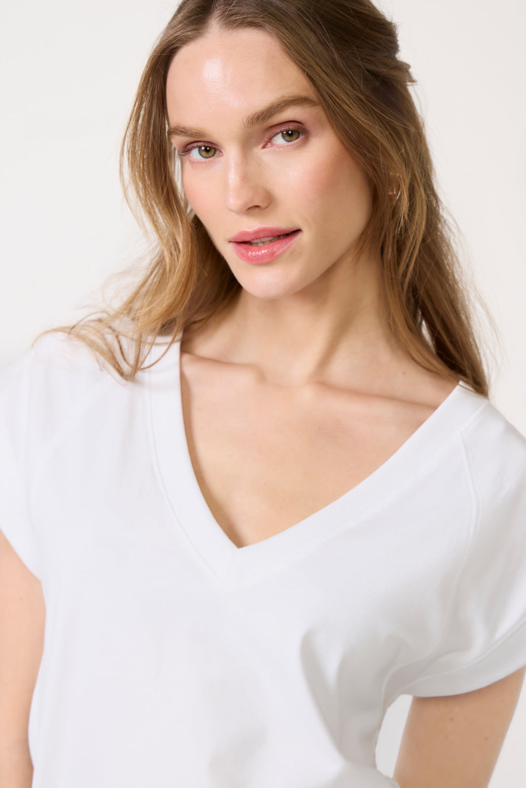 Nora V Neck Muscle Tee