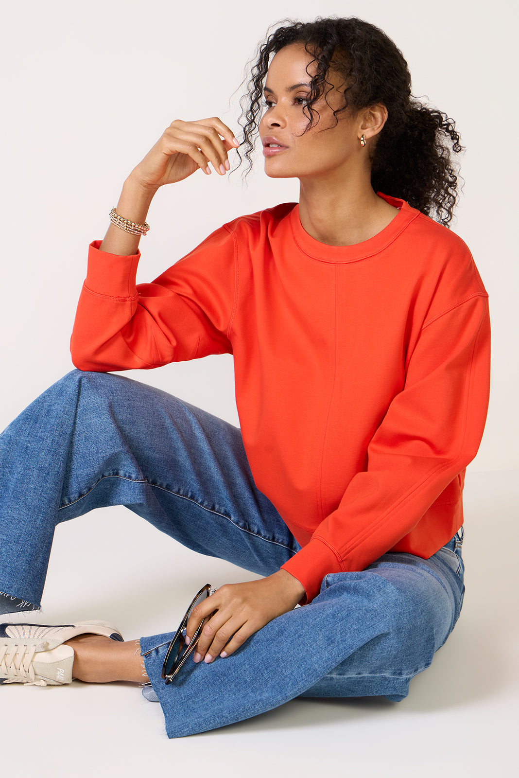 Long Sleeve Crewneck Top