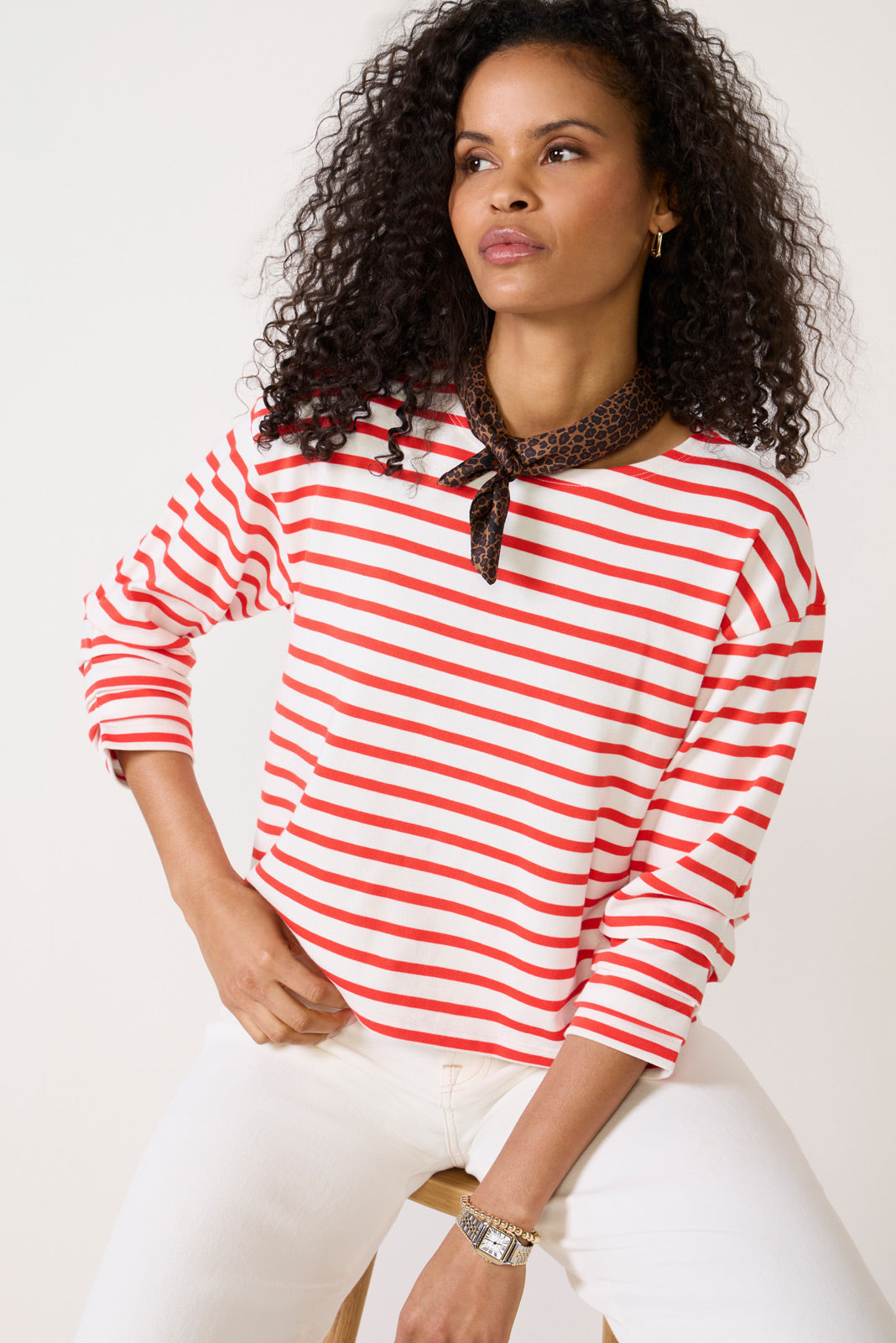 Baily Shirred Sleeve Top