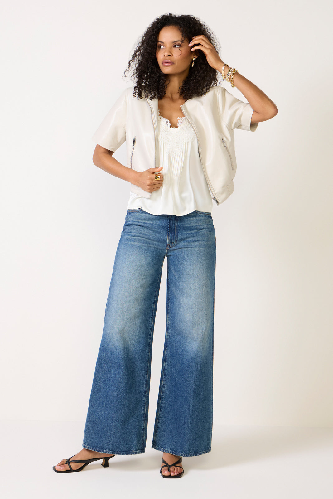 Juliette Lace Pintuck Cami