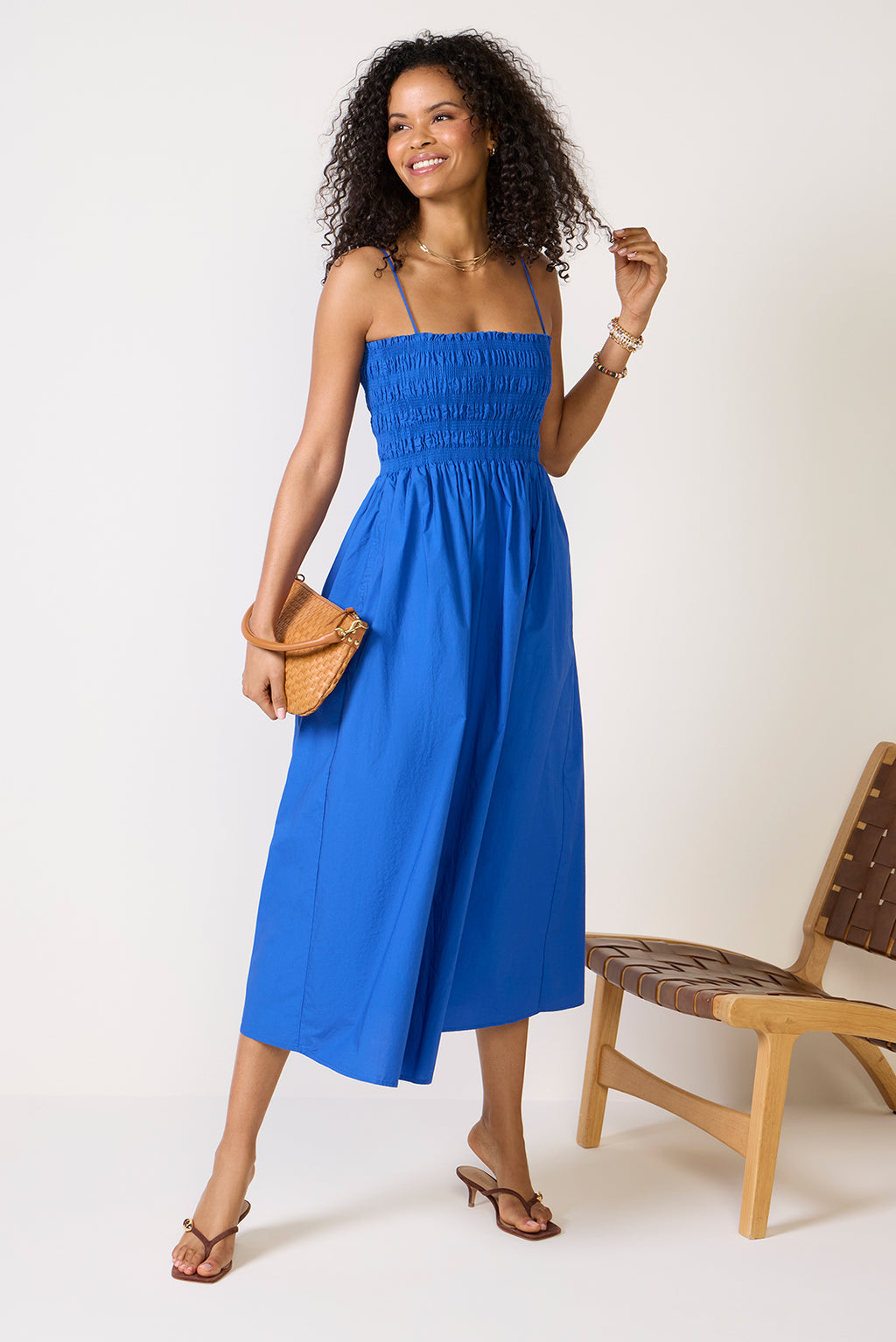 green emerald velvet dress Z Supply Dani Embroidered Midi Dress
