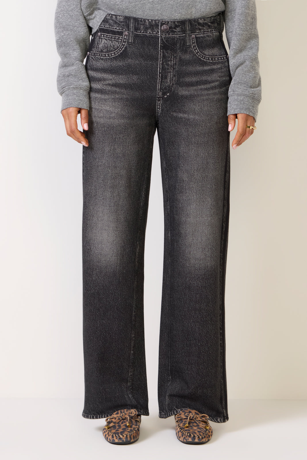 Miramar Terry Wide Leg Track Pant