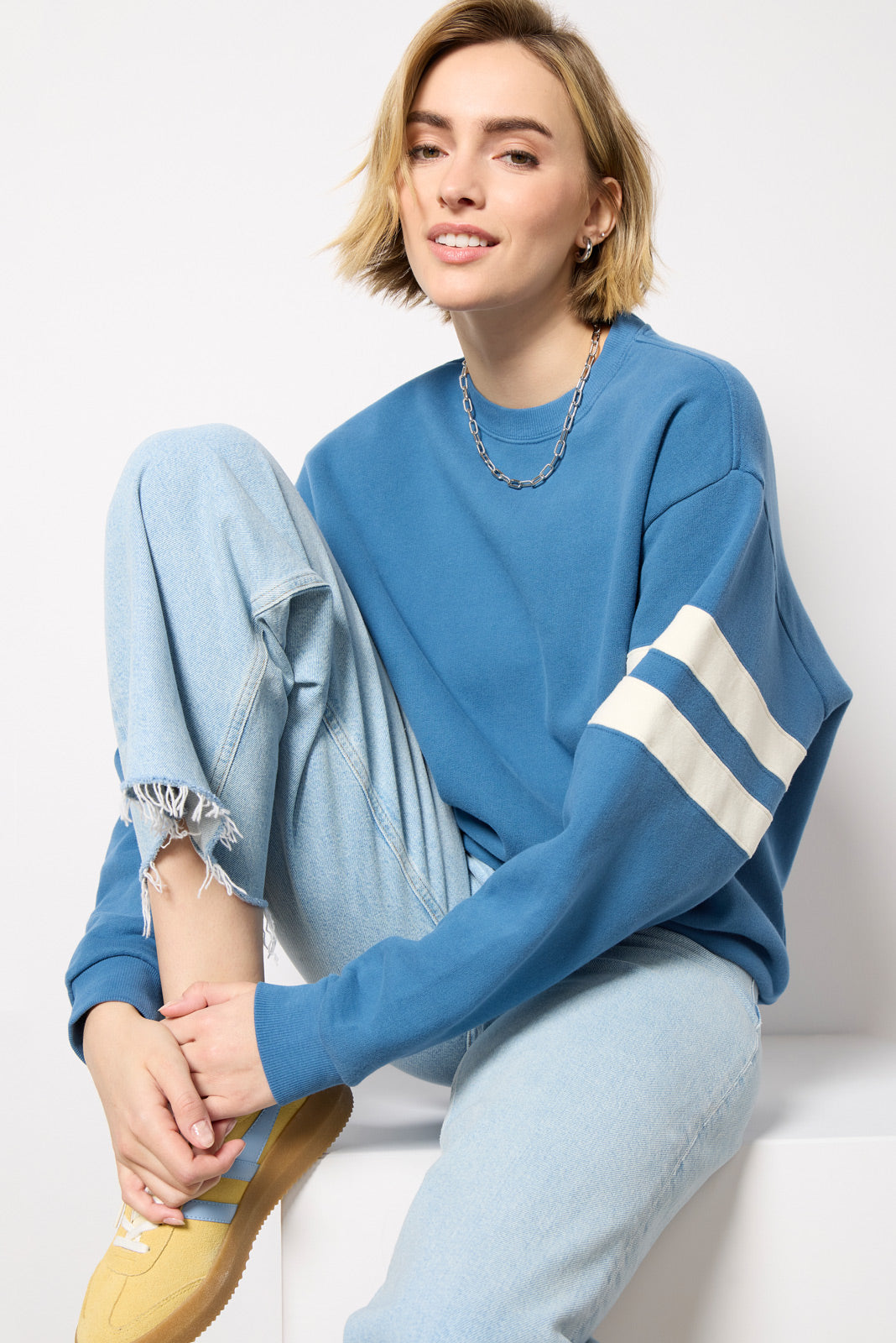 Oversized Varsity Sweatshirt