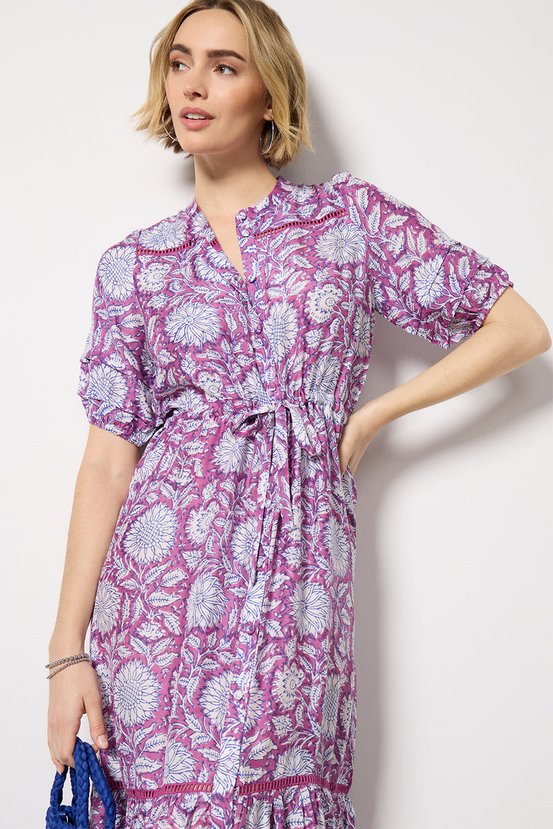 Lucy 4 Basque Sleeveless Dress - James Stripe main image 0