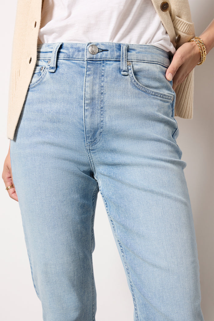 Wren Relaxed Straight Utility Pant, Ciel