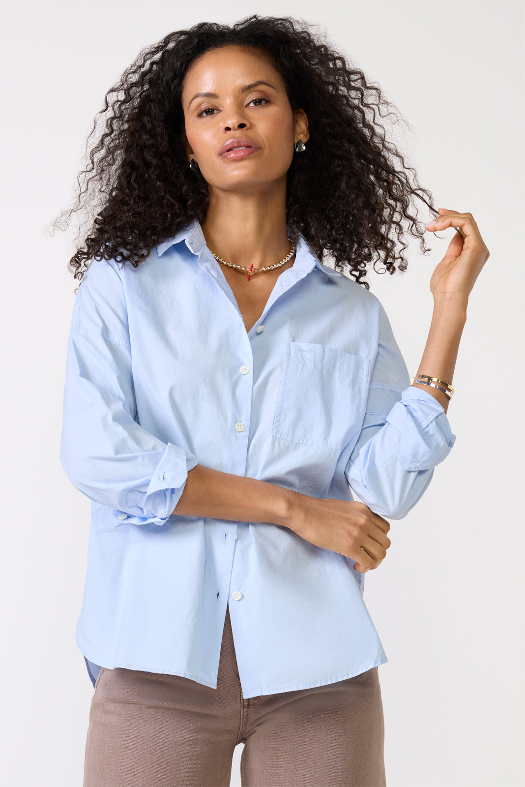 Jo Cotton Poplin Shirt