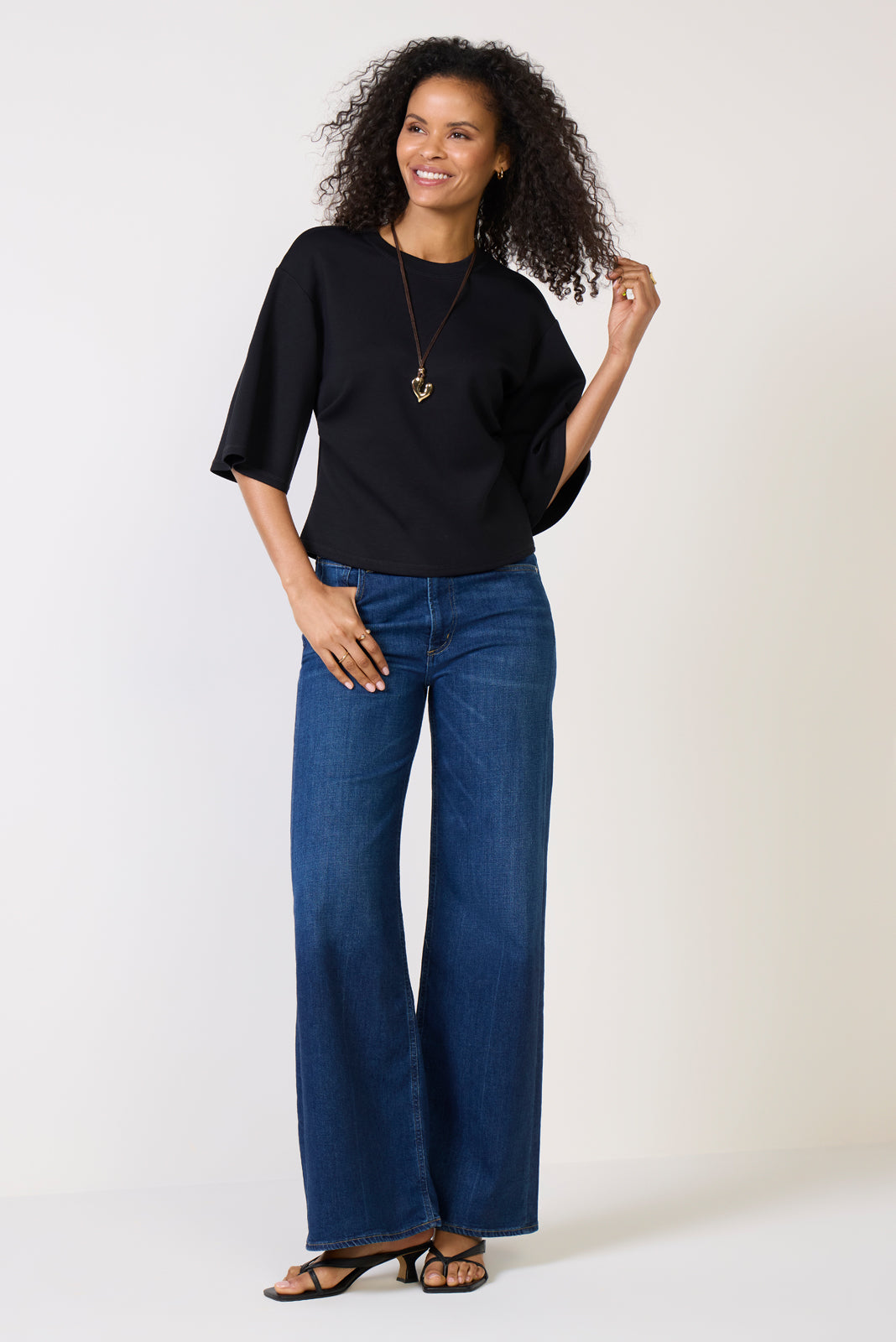 Lyra Long Wide Leg Jean