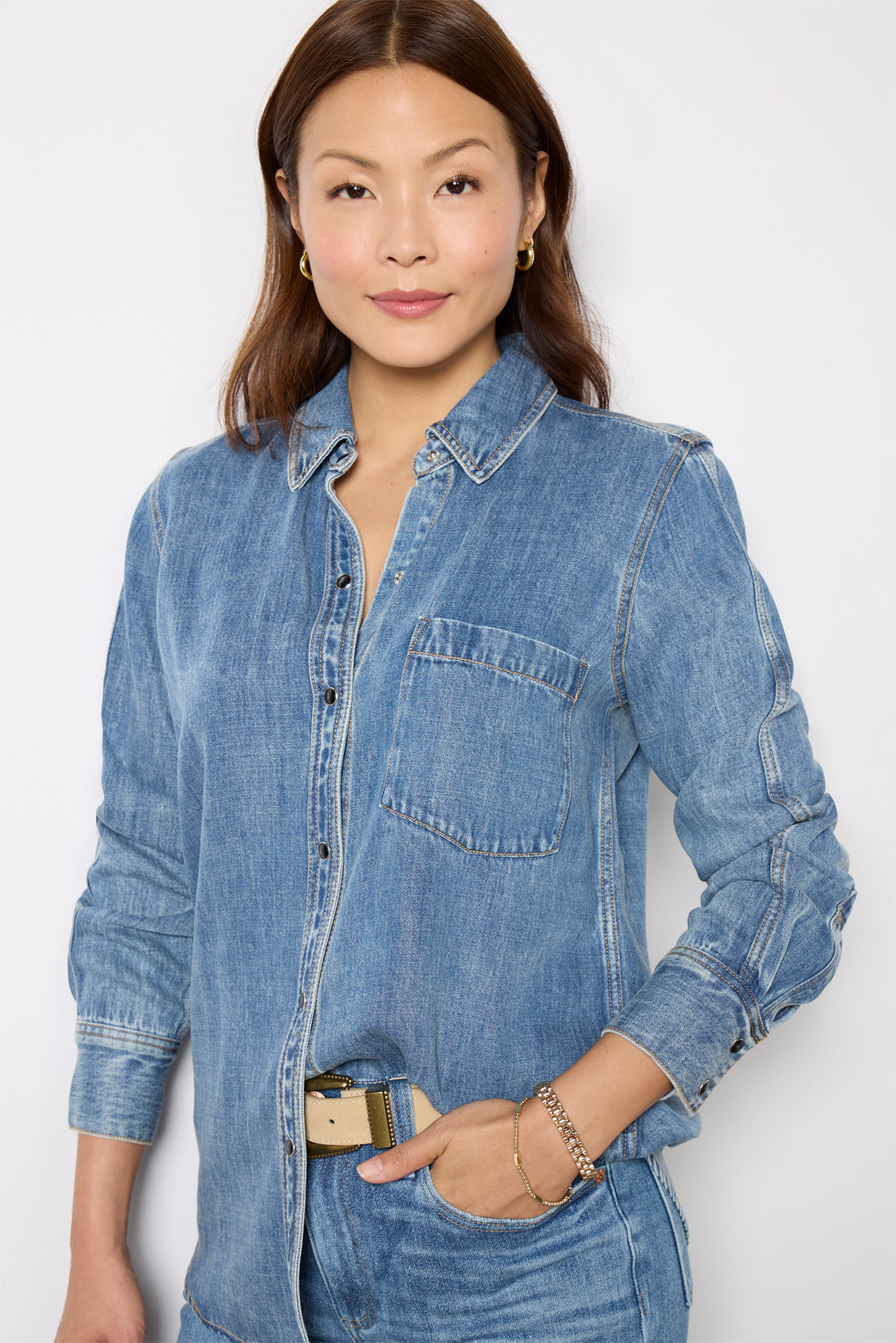 THE ROW ATTICUS SHIRT オックスフォードブルー THE ROW ATTICUS SHIRT オックスフォードブルー