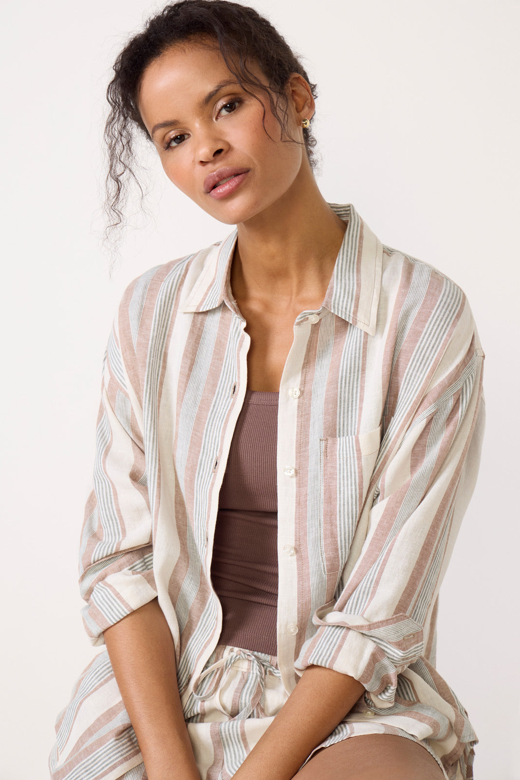The Perfect Striped Button Up