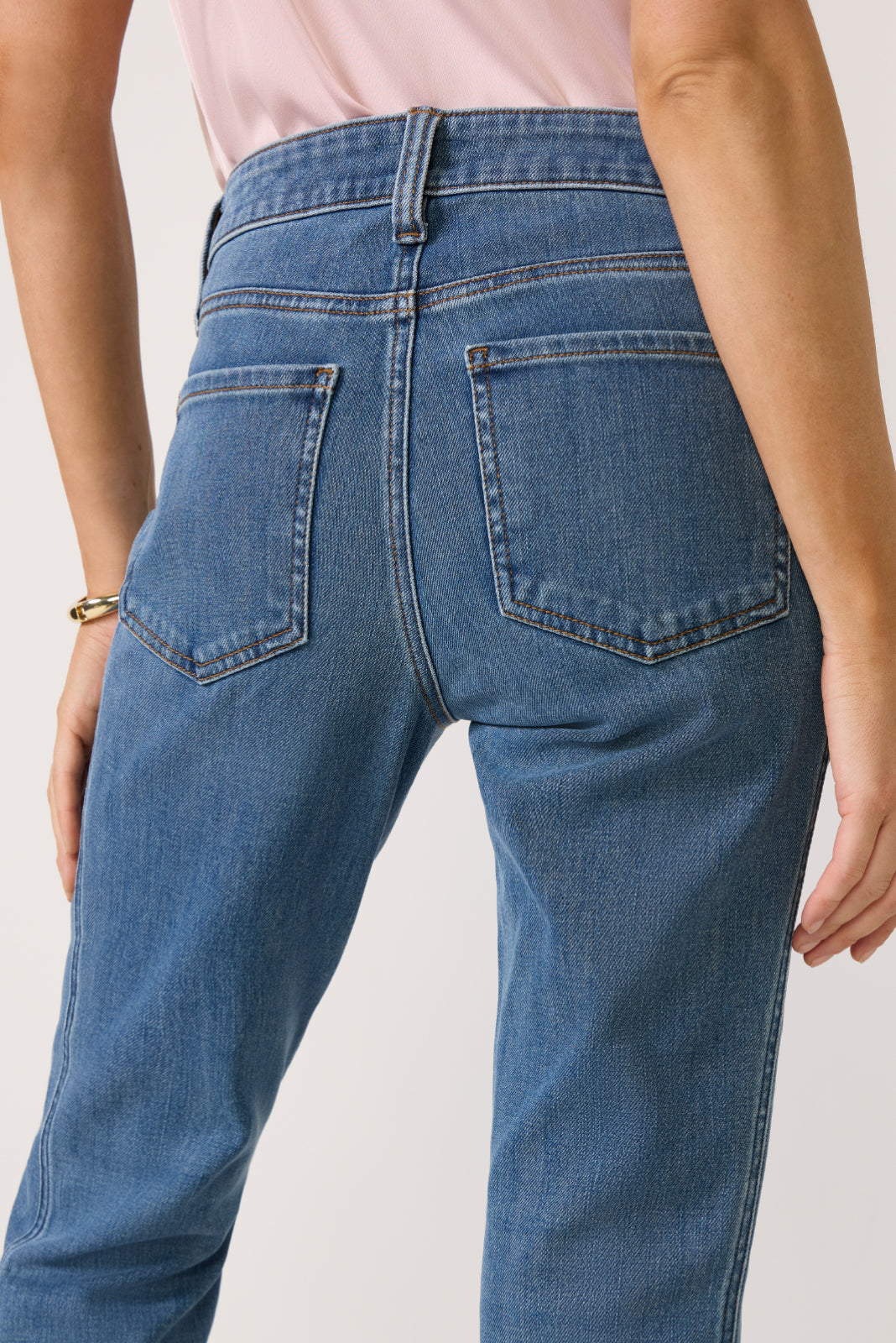 Natalie Bootcut w Side Inset Jean